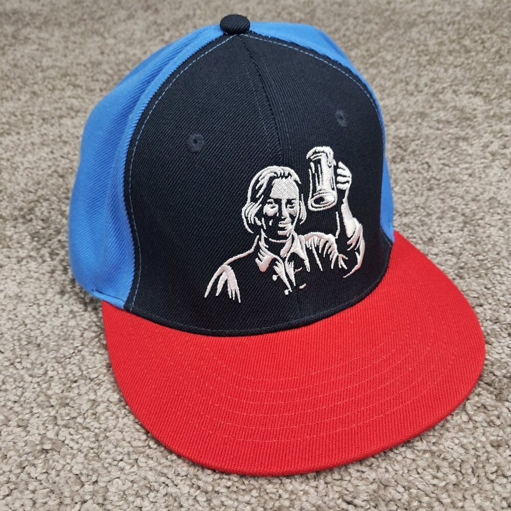 Samuel Adams Men's Baseball Hat Flex Fit Beer Blue Large/X-Large